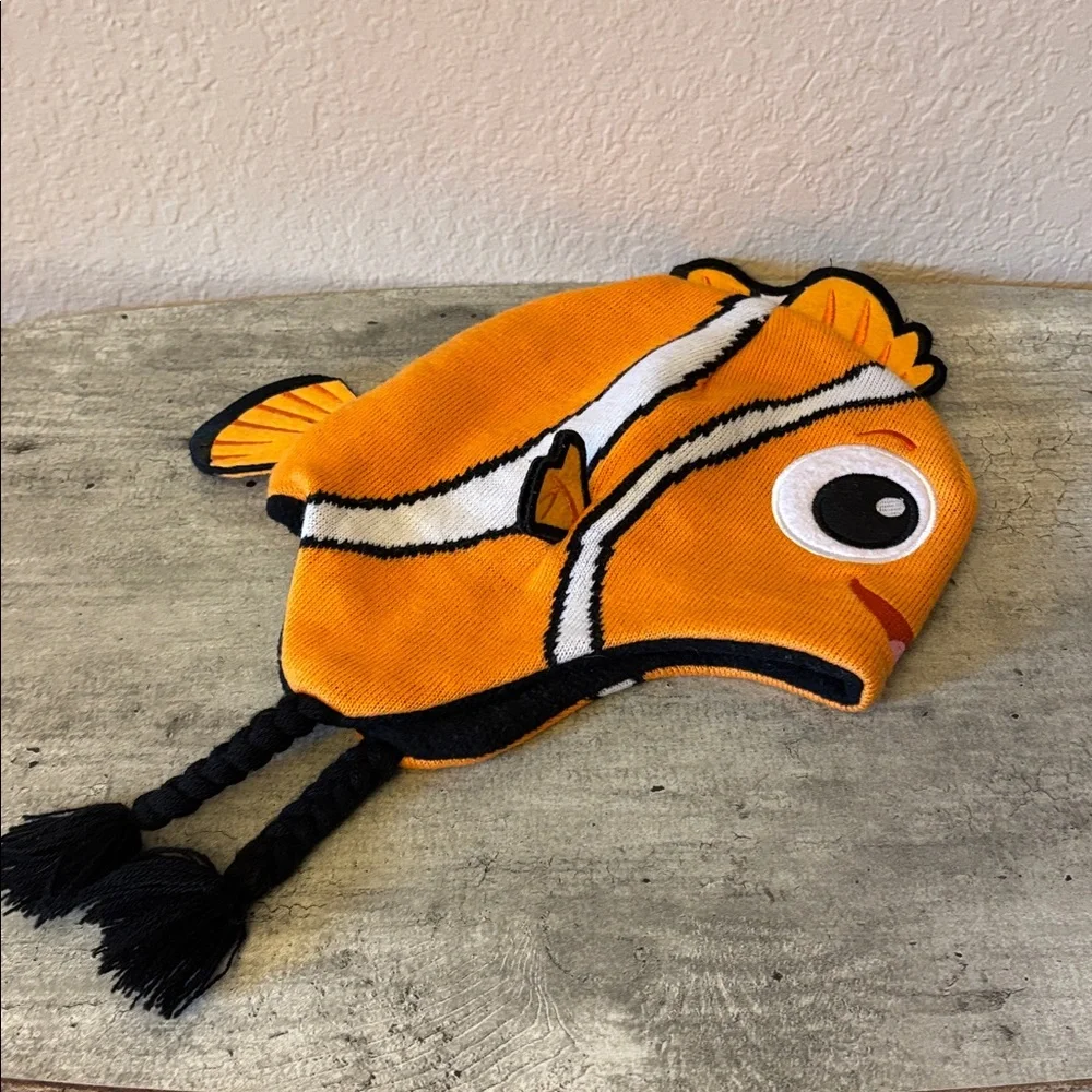 Finding Nemo Plush Clownfish Ear Flap Winter Hat – One Size